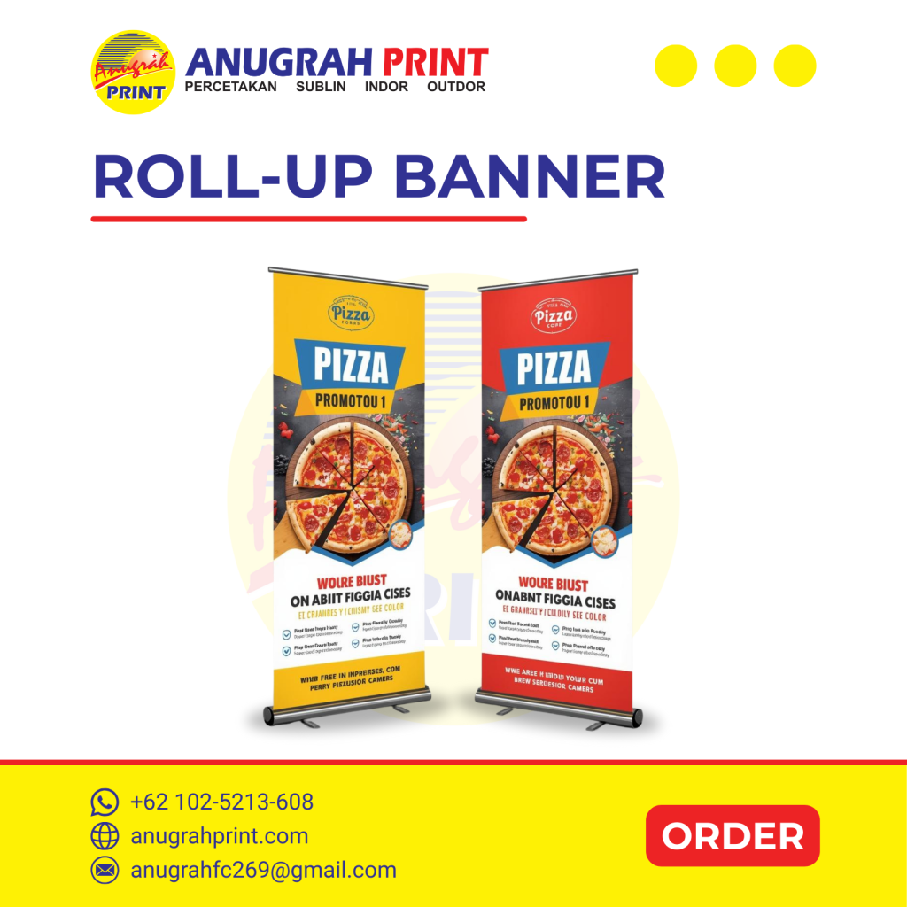 Jasa Cetak Roll Up Banner Murah di Jakarta