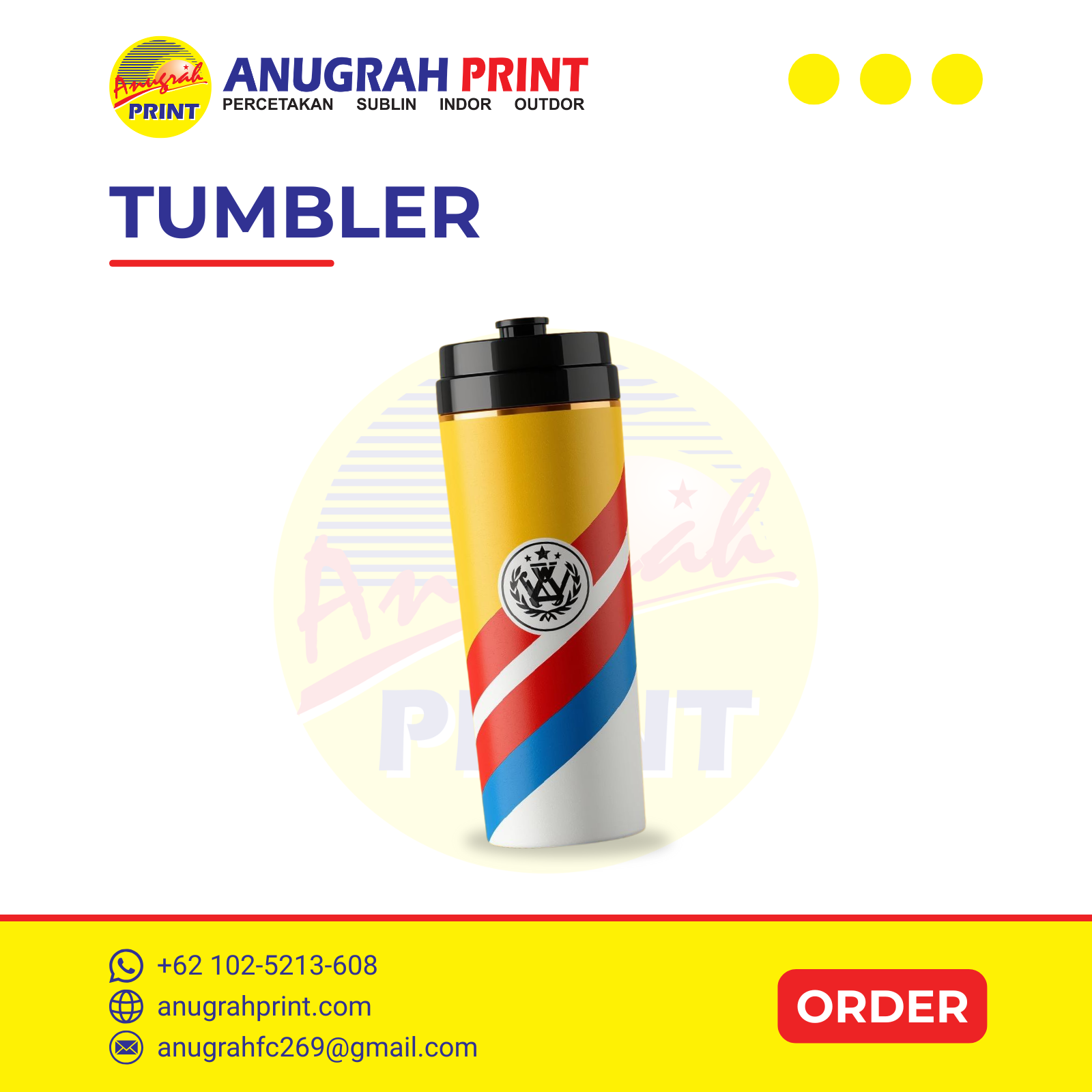 Jasa Cetak Tumbler Murah di Jakarta